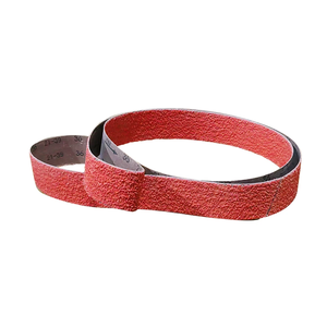 Bandes de ponçage en tissu flexible en céramique de 2100mm * 50mm P24-P120 grains pour polir l'<span class=keywords><strong>aluminium</strong></span> et les métaux mous - Product Image 4