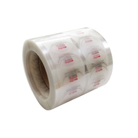 Etiquette autocollante transparente pour bouteille de crème BB en vinyle avec logo personnalisé Rouleau d'étiquettes d'emballage cosmétique mat étanche Bopp