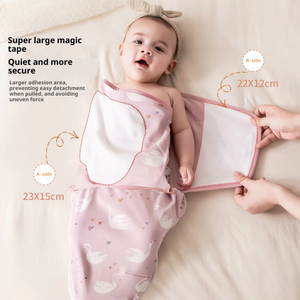 Colchón Impermeable Transpirable de Algodón para Bebés con Cierre de Botones, Manga Larga, para Todas las Estaciones, Personalizable, con Diseño de Dibujos Animados - Product Image 3