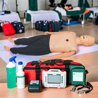 Maniquí de entrenamiento de primeros auxilios integral multifunción avanzado DARHMMY ACLS soporte de vida avanzado ciencia médica integrada