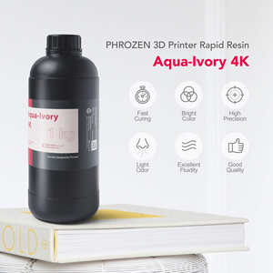 Résine Phrozen Aqua 4K UV 405nm 100% pure pour imprimante 3D LCD à polymérisation par photons 1kg - Product Image 5