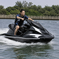 Jet ski 1300cc, bateau à moteur de luxe, embarcation personnelle de haute vitesse, bateau de course, scooter aquatique 2 places pour sports nautiques