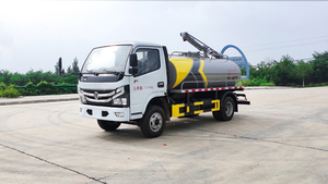 Camión de Succión de Aguas Residuales Diésel Euro 6 de 5000L de Alta Calidad, Producido en China, con Constantes Elogios de los Usuarios en Gambia y Zambia - Product Image 2
