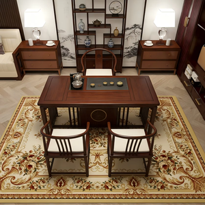 Tapis tissé Wilton rectangulaire de style nordique pour chambre à coucher, vente en gros d'usine - Product Image 1