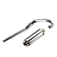 Pièces de Pit Bike, système d'échappement double, pour CRF50