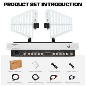 Bolanle professionale attivo Antenna direzionale Wireless UFH sistema di amplificatore di segnale del microfono fase e spettacoli dal vivo - Product Image 6