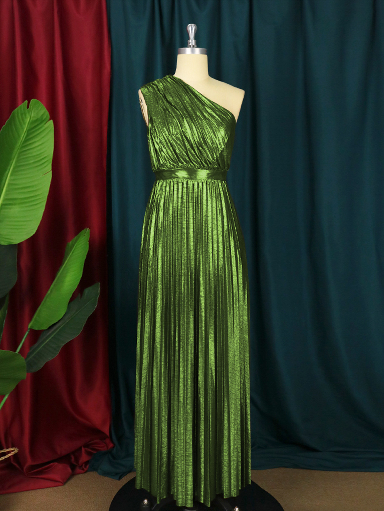 Women's Elegant One Shoulder Maxi Gold Pleated Glitter Cocktail Dress Crocheted for Summer| Alibaba.com Women's Elegant One Shoulder Maxi Gold Pleated Glitter Cocktail Dress Crocheted for Summer| Alibaba.com