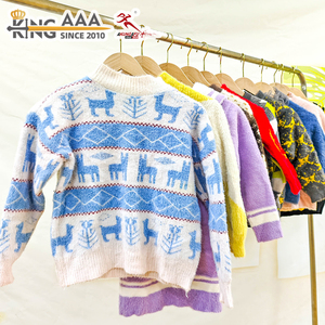 KungFu KingAAA Precio <span class=keywords><strong>al</strong></span> <span class=keywords><strong>por</strong></span> <span class=keywords><strong>mayor</strong></span> Suéter de invierno para niños, suéter de lana usado de segunda mano, <span class=keywords><strong>ropa</strong></span> casual <span class=keywords><strong>infantil</strong></span>, fardos de <span class=keywords><strong>ropa</strong></span> usada - Product Image 4