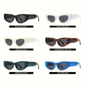 Gafas de Sol de Diseño con Logotipo Personalizado 2023, Montura Pequeña, Protección UV400, Estilo Ojo de Gato, para Hombre y Mujer - Product Image 6