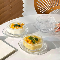Creative Cloud Dessert Bowl Saucer Set Yaourt Crème Glacée Vaisselle Assiette Jelly Bowl Set
