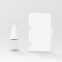 Bouteille de testeur de parfum en verre de voyage portable OEM de 2ml 3ml 5ml 10ml, bouteille d'échantillon de parfum en vaporisateur en verre mince rechargeable