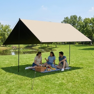 Tente de camping extra large pour l'extérieur, auvent, protection solaire UV, abri contre la pluie, bâche pour campeur, vente chaude - Product Image 2
