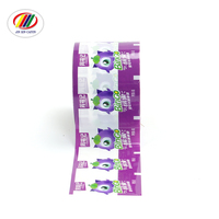 Película de plástico de grado alimenticio Mylar Bopp PET con impresión personalizada para embalaje de dulces de Chocolate y envoltorios de aperitivos con impresión de logotipo