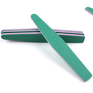 Professional Emery Board Manicure and Pedicure Art Tools Custom Logo Double-Sided Custom 100/180 Grit Nail File