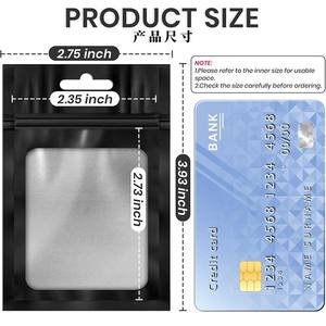 Petit sac de luxe imprimé avec fermeture éclair pour téléphone portable, sous-vêtements homme/femme et emballage alimentaire (PE) pour aliments pour animaux de compagnie - Product Image 5