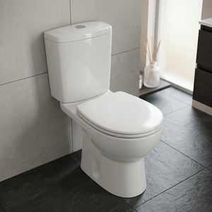 WC en céramique deux pièces à chasse double, à sortie horizontale, avec siphon en P italien, fabriqué en Chine, prix - Product Image 3