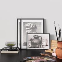 Cadre photo 18x24, images d'affichage 16x20 avec tapis ou 18x24 sans tapis, cadre d'affiche pour affichage mural