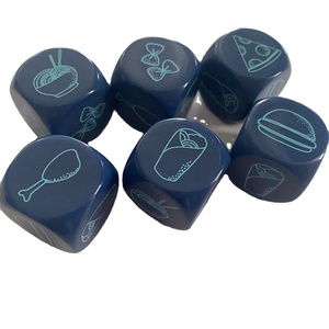 Thiết kế mới tùy chỉnh quảng cáo RPG xúc xắc 16mm 18mm 20mm 25mm xúc xắc 6 bên in ấn khắc xúc xắc tùy chỉnh với Túi xúc xắc - Product Image 1