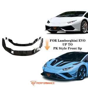 ขอบด้านหน้ารถยนต์คาร์บอนไฟเบอร์อะไหล่รถยนต์อื่นๆสำหรับ lambสัญลักษณ์ EVO TO <span class=keywords><strong>PK</strong></span> สไตล์ LP610 - Product Image 6