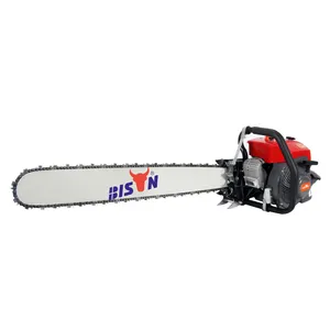 Bison 2-đột quỵ chuyên nghiệp 105.7cc Heavy Duty xăng mạnh mẽ Xăng Chainsaw