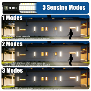 Trending Alecter Solar Powered <b>Motion</b> Sensor <b>Lights</b> IP65 Waterproof 4100K Neutral White High Brightness Lighting - Product Image 5