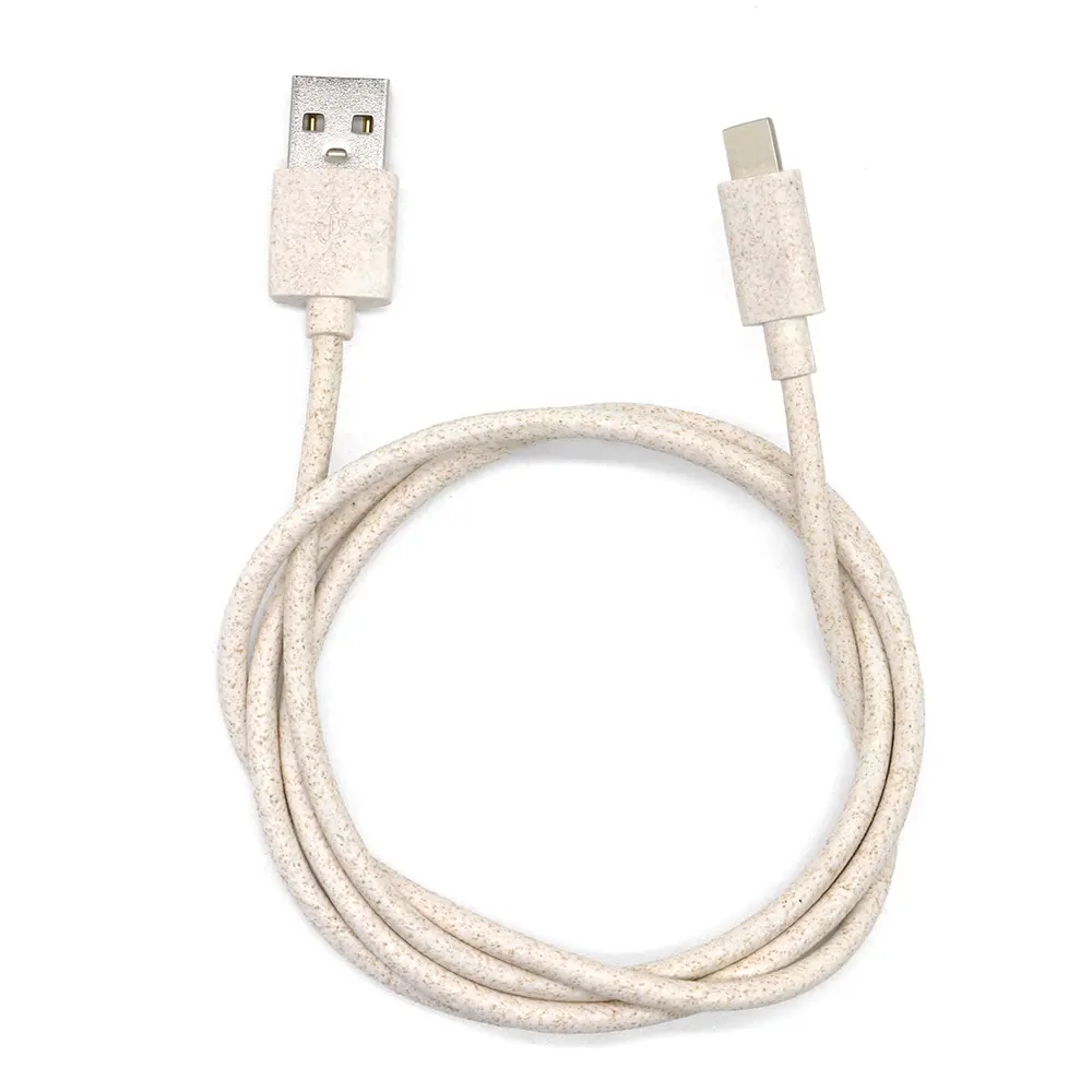 New Eco-friendly degradable Biodegradable material USB Type C Charging Data Cables