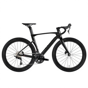 Vélo de route TruTops Cyclone CYCLONE de troisième génération, cadre rigide en fibre de carbone 3K, freins à disque hydrauliques Shimano 24 vitesses - Product Image 1