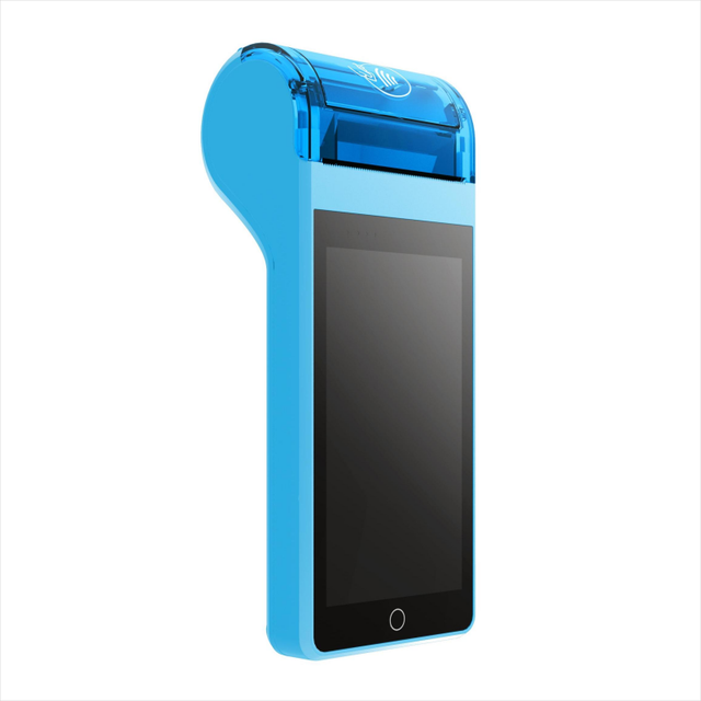 Handheld 58mm POS Receipt Printer 5.0" Touchscreen Android PDA Terminal 1D/2D Barcode Scanner for Shop Restaurant Warehouse