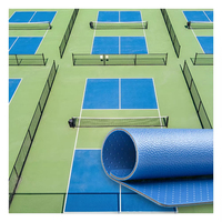 Tapis de terrain de pickleball Supply Hub en élastomère pour terrains sportifs, traitement polymère hygiénique et fongicide, coloris vibrants