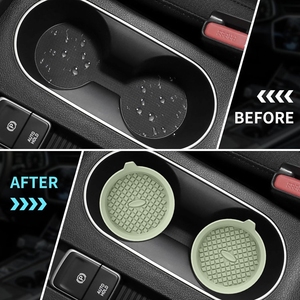 <b>Silicone</b> Non-slip Car Tea Cup Holder Coasters Mat Drink Mats Interior Decoration Sift-Proof Spill - Product Image 6