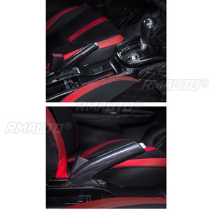 ฝาครอบเบรกมือ ปลอกหุ้มมือเบรก ป้องกันรอยขีดข่วน ชุดป้องกันมือเบรก สำหรับ Honda Fit GK5 2014-2018 อุปกรณ์ตกแต่งรถยนต์ - Product Image 5