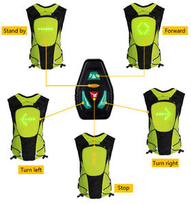 Mochila Porta Bicicleta Impermeable con Luz LED de Señalización y Reflectante, Mochila para Ciclismo de Montaña y Senderismo - Product Image 6
