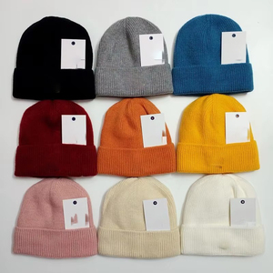 Mũ len mùa đông đa năng cho nam nữ, dày dặn, ấm áp, chất liệu lông thỏ, kiểu dáng mũ trùm đầu có họa tiết chữ, <span class=keywords><strong>100</strong></span>% len, thích hợp cho trượt tuyết ngoài trời - Product Image 1