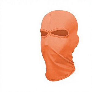 Pasamontañas Negro Sólido 2025 para Pesca al Aire Libre, Motociclismo, Actividades Deportivas, Unisex, con 2 Orificios, 95% Poliéster/5% - Product Image 4