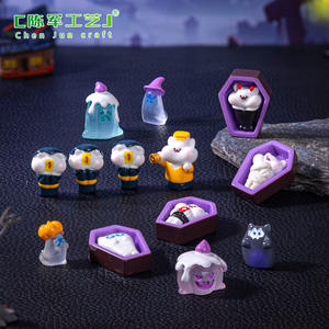 Chenjuns Cross-border New Halloween Zombie Taoist Doll, lindos accesorios decorativos Diy, Mini Micro-Paisaje pequeños adornos - Product Image 3