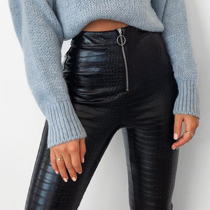 Leder Leggings Damen Aus PU-Kunstleder – Po-hebend & Glänzend – Skinny Fit Für Party & Freizeit