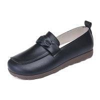 Nouveauté Printemps 2026 Mocassins pour femme respirants à tige synthétique, plats, antidérapants, décontractés, à enfiler, style 'Mom Shoes', Vente directe usine