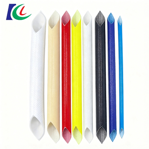 Silicone bọc sợi thủy tinh sleeving cung cấp dầu cách điện kháng cho môi trường công nghiệp khắc nghiệt - Product Image 1