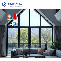 Diseño personalizado grandes ventanas de vidrio fijas de aluminio ventana de aluminio