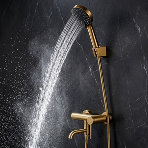 Shower Set 304 Stainless Steel Adjustable Stand With Handheld Head PVD Coating Corrosion Prevention - Product Image 4
