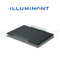 Écran LCD Mono VA Transmissif Négatif 80x60x2.9 Conçu sur Mesure, Connecteur à Broches 1/4, Angle de Vision 6/12 Heures, Température de Fonctionnement