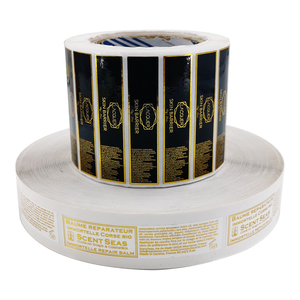 Etichette in vinile goffrate oro con design duplex per olio quotidiano per cuticole, profumi e prodotti per la cura della pelle. Non acquistare se aperte. - Product Image 1