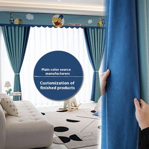 Moderno semplice <span class=keywords><strong>tende</strong></span> <span class=keywords><strong>oscuranti</strong></span> per camera da letto soggiorno protezione antivento tipo uncino balcone tessuto tecnica semplice nero - Product Image 4