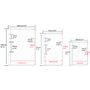 <span class=keywords><strong>A5</strong></span> A6 A7 Chất Kết Dính Túi Không Có Túi Lá Lỏng Lẻo Tiền Mặt Phong Bì Frosted PP Trong Suốt Bên Tải Không Thấm Nước Tấm Bảo Vệ - Product Image 6