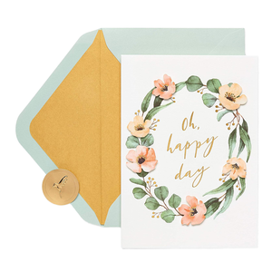 Enveloppe personnalisée pour invitation <span class=keywords><strong>de</strong></span> mariage, bordure dorée, motif tournesol et <span class=keywords><strong>blé</strong></span>, aquarelle, bénédicteuses bénédictions d'automne, étiquette cadeau, couleur beige - Product Image 6
