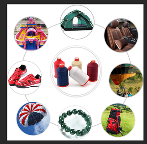 <span class=keywords><strong>ด้าย</strong></span><span class=keywords><strong>เย็บ</strong></span>ผ้ากันน้ำ Hongqiao 300d/3 Tex100 ทำจากเส้นใยไนลอน 100% สำหรับ<span class=keywords><strong>รองเท้า</strong></span>หนัง เชือกทำรองเท้า เป็นมิตรกับสิ่งแวดล้อม - Product Image 6