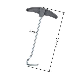 Set di Picchetti per Tenda a V in Acciaio Sunrise 56701BAG con Martello in Gomma da 8oz, Kit di Accessori da 20 Pezzi per Terreni Morbidi, Tutte le Stagioni, 1 Anno di Garanzia - Product Image 3