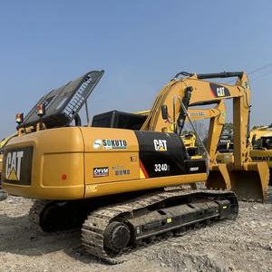 En Oferta, Excavadora Usada Cat 324D de 24 Toneladas, Excavadora de Segunda Mano, Excavadora Grande Usada Cat 325D 330D, Motor Original - Product Image 1