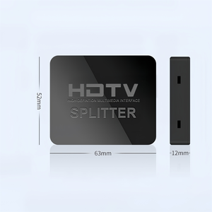 Mini <span class=keywords><strong>Splitter</strong></span> <span class=keywords><strong>HDMI</strong></span> Ultra-sottile 4K 1 Ingresso 2 Uscite, Hub 1X2 per Doppio Display, Ripetitore Amplificatore a 2 Porte per PS5 PS4 Apple TV - Product Image 5