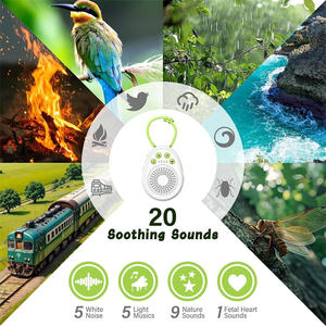 Venta caliente Productos <span class=keywords><strong>para</strong></span> bebés 20 Sonidos relajantes Máquina de ruido blanco portátil Bebé <span class=keywords><strong>Dormir</strong></span> Chupete Máquina de sonido de canción de cuna eléctrica - Product Image 6